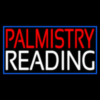 Red Palmistry White Reading Neonkyltti