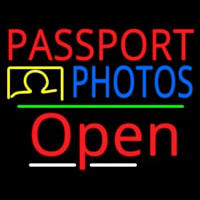 Red Passport Blue Photos With Open 3 Neonkyltti