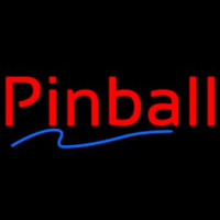 Red Pinball Blue Line Neonkyltti