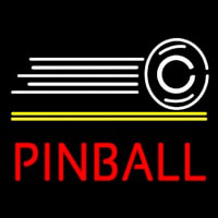 Red Pinball With Logo Neonkyltti