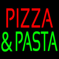 Red Pizza And Pasta Neonkyltti