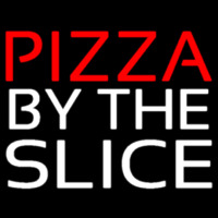 Red Pizza By The Slice Neonkyltti