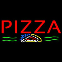 Red Pizza Logo Neonkyltti