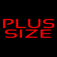 Red Plus Size Neonkyltti