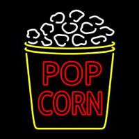 Red Pop Corn Logo Neonkyltti