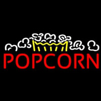 Red Popcorn Logo Neonkyltti