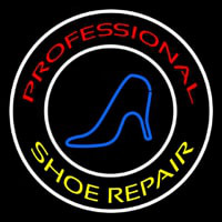 Red Professional Yellow Shoe Repair Neonkyltti