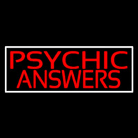 Red Psychic Answers With White Border Neonkyltti