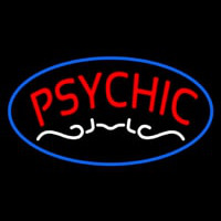 Red Psychic Blue Border Neonkyltti