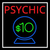Red Psychic Blue Crystal Globe And White Border Neonkyltti