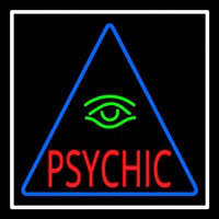 Red Psychic Green Eye Neonkyltti