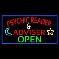 Red Psychic Reader And Advisor With Open Neonkyltti