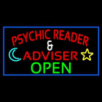 Red Psychic Reader And Advisor With Open Neonkyltti