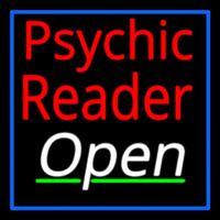 Red Psychic Reader White Open Neonkyltti