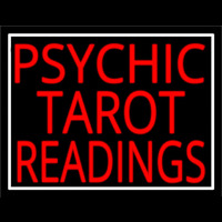 Red Psychic Tarot Readings Block Neonkyltti