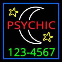 Red Psychic White Logo Green Phone Number Neonkyltti