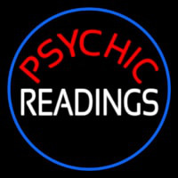 Red Psychic White Readings With Border Neonkyltti