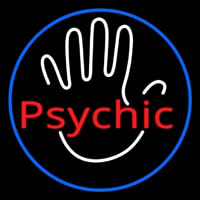 Red Psychic With Border Neonkyltti