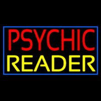 Red Psychic Yellow Reader With Border Neonkyltti
