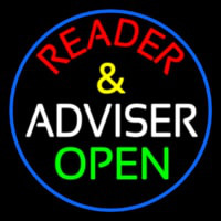 Red Reader And White Advisor Green Open With Blue Border Neonkyltti