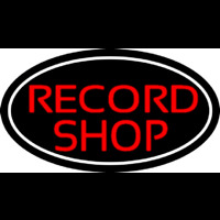 Red Record Shop Block 2 Neonkyltti