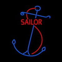 Red Sailor Logo Neonkyltti