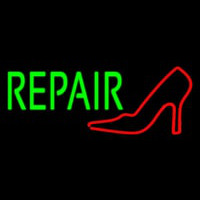 Red Sandal Logo Green Repair Neonkyltti