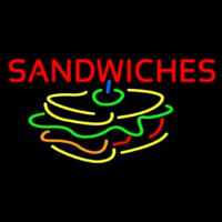 Red Sandwiches Neonkyltti