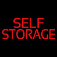 Red Self Storage Neonkyltti