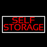 Red Self Storage White Border 1 Neonkyltti