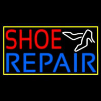 Red Shoe Blue Repair With Sandals Neonkyltti