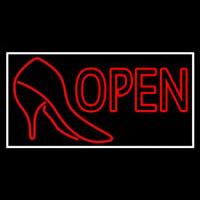Red Shoe Open Neonkyltti