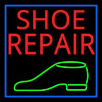 Red Shoe Repair Green Shoe Neonkyltti