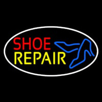 Red Shoe Yellow Repair With Sandals Neonkyltti