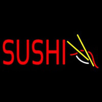 Red Sushi Logo Neonkyltti