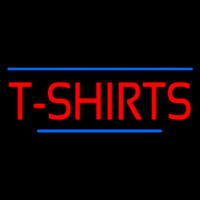 Red T Shirts Blue Lines Neonkyltti
