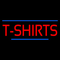 Red T Shirts Blue Lines Neonkyltti