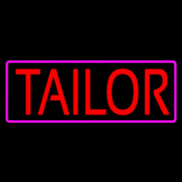 Red Tailor With Pink Border Neonkyltti