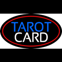Red Tarot Card Neonkyltti
