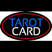 Red Tarot Card Neonkyltti