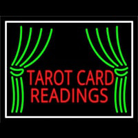 Red Tarot Card Readings With White Border Neonkyltti
