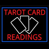 Red Tarot Cards Readings And White Border Neonkyltti