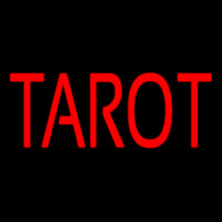 Red Tarot Neonkyltti