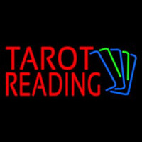 Red Tarot Reading With Cards Neonkyltti