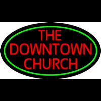 Red The Downtown Church Neonkyltti
