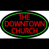 Red The Downtown Church Neonkyltti