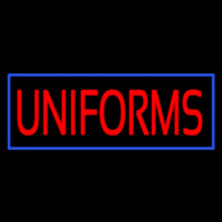 Red Uniforms Blue Border Neonkyltti