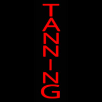 Red Vertical Tanning Neonkyltti