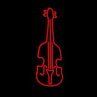 Red Violin Logo 1 Neonkyltti