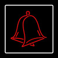 Red Wedding Bell Logo Neonkyltti